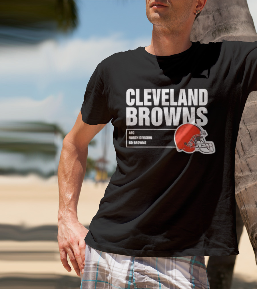Cleveland Browns AFC North Division Go Browns T-Shirt