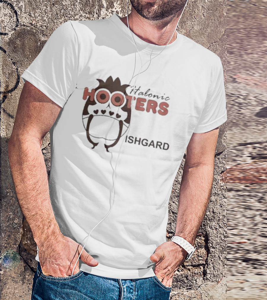 Gail Halonic Hooters Ishgard Gaming Crossover Fandom T-Shirt