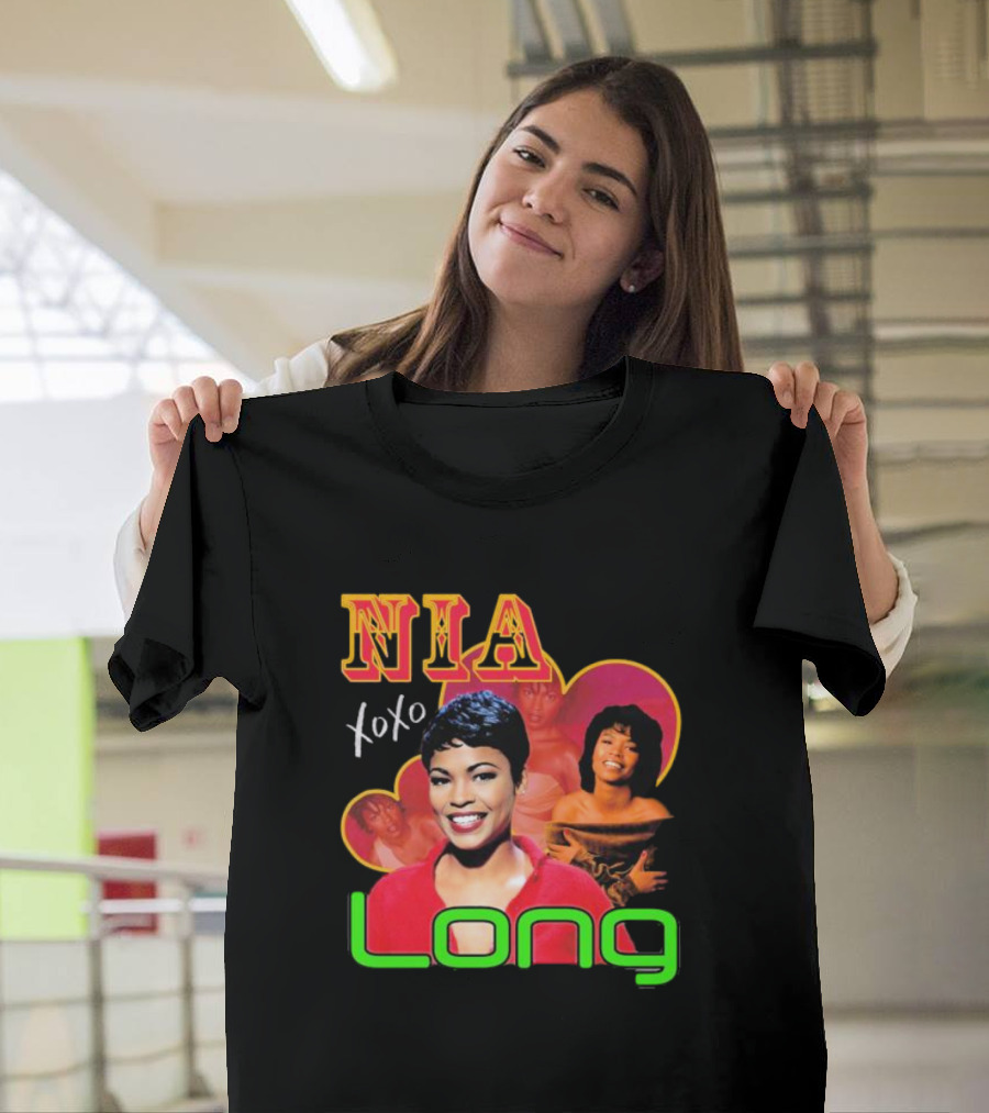 Nia Long Xoxo 90s Nostalgia Collage T-Shirt