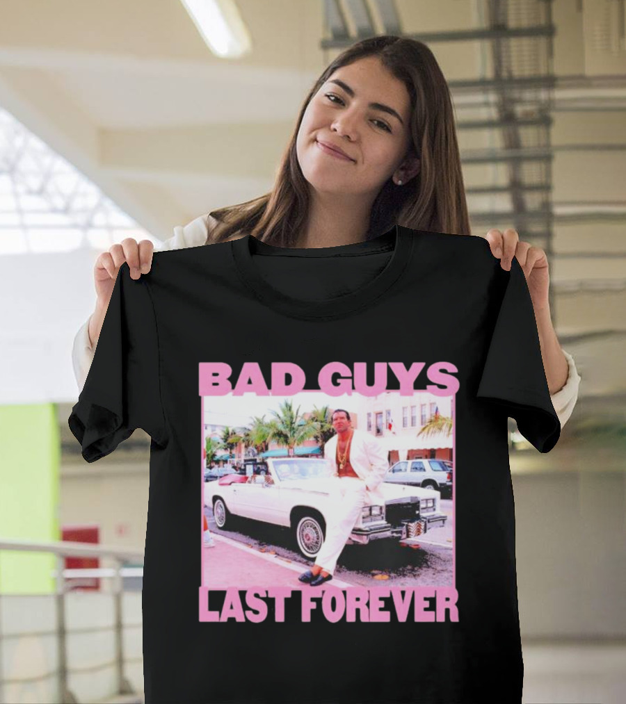 Scott Hall Bad Guys Last Forever Retro Miami Vibe T-Shirt