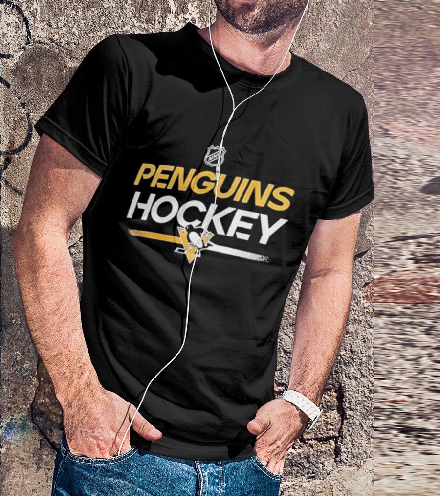 NHL Penguins Hockey Pittsburgh Penguins Authentic Pro Primary Replen T-Shirt