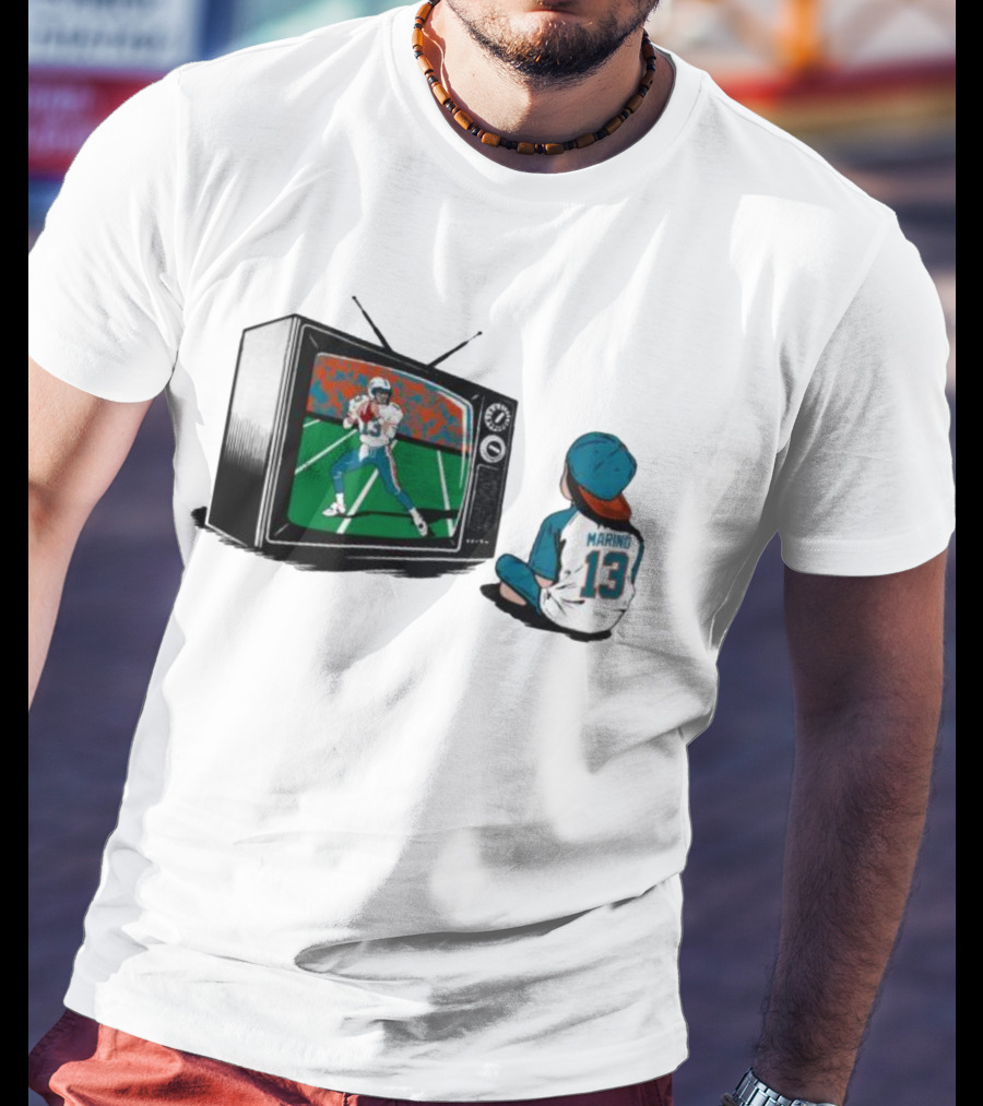 Youth Idols Watching Marino 13 Football Legend T-Shirt