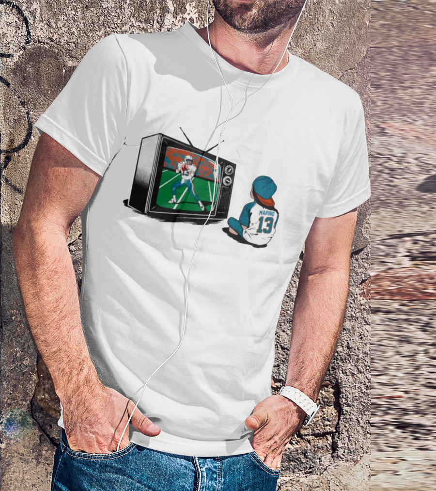 Youth Idols Watching Marino 13 Football Legend T-Shirt
