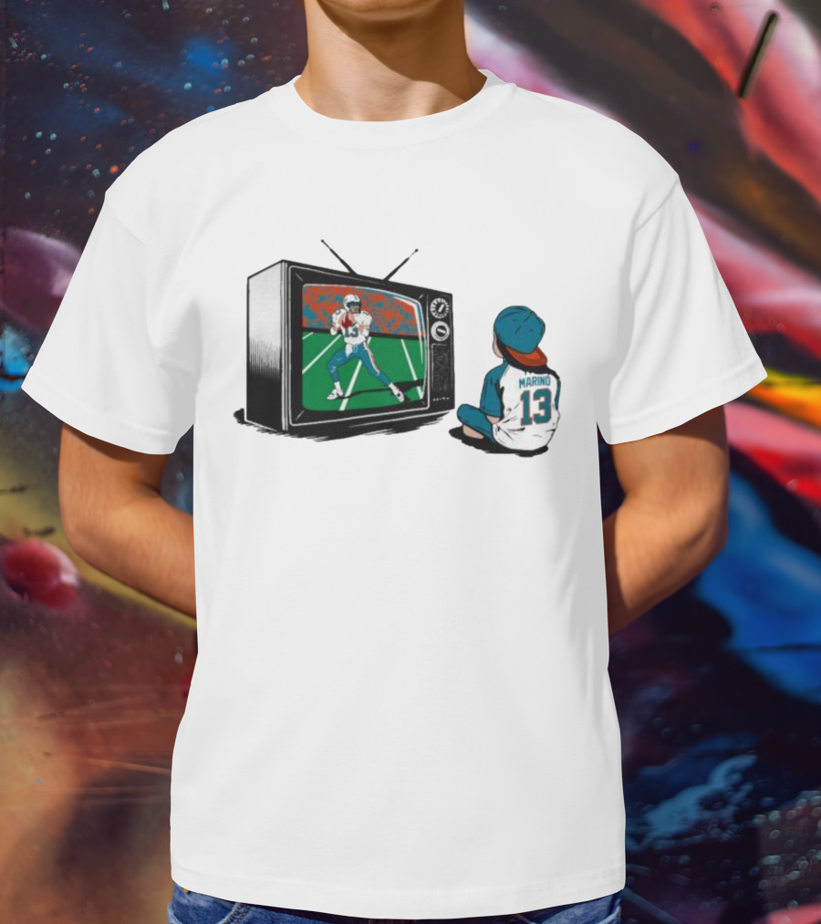 Youth Idols Watching Marino 13 Football Legend T-Shirt