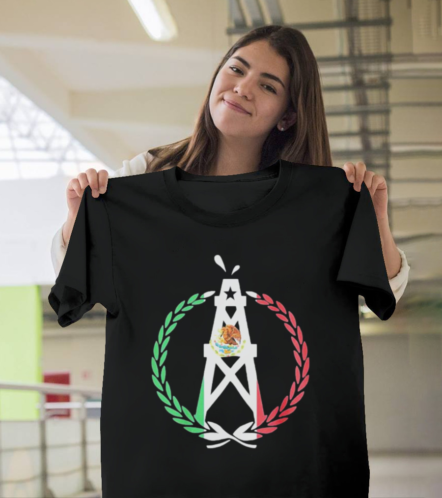 Paul Wall Mexico Flag Oil Rig Emblem T-Shirt