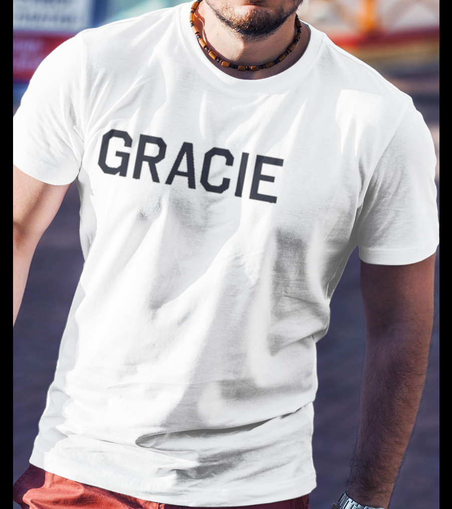 Gracie White Varsity T-Shirt