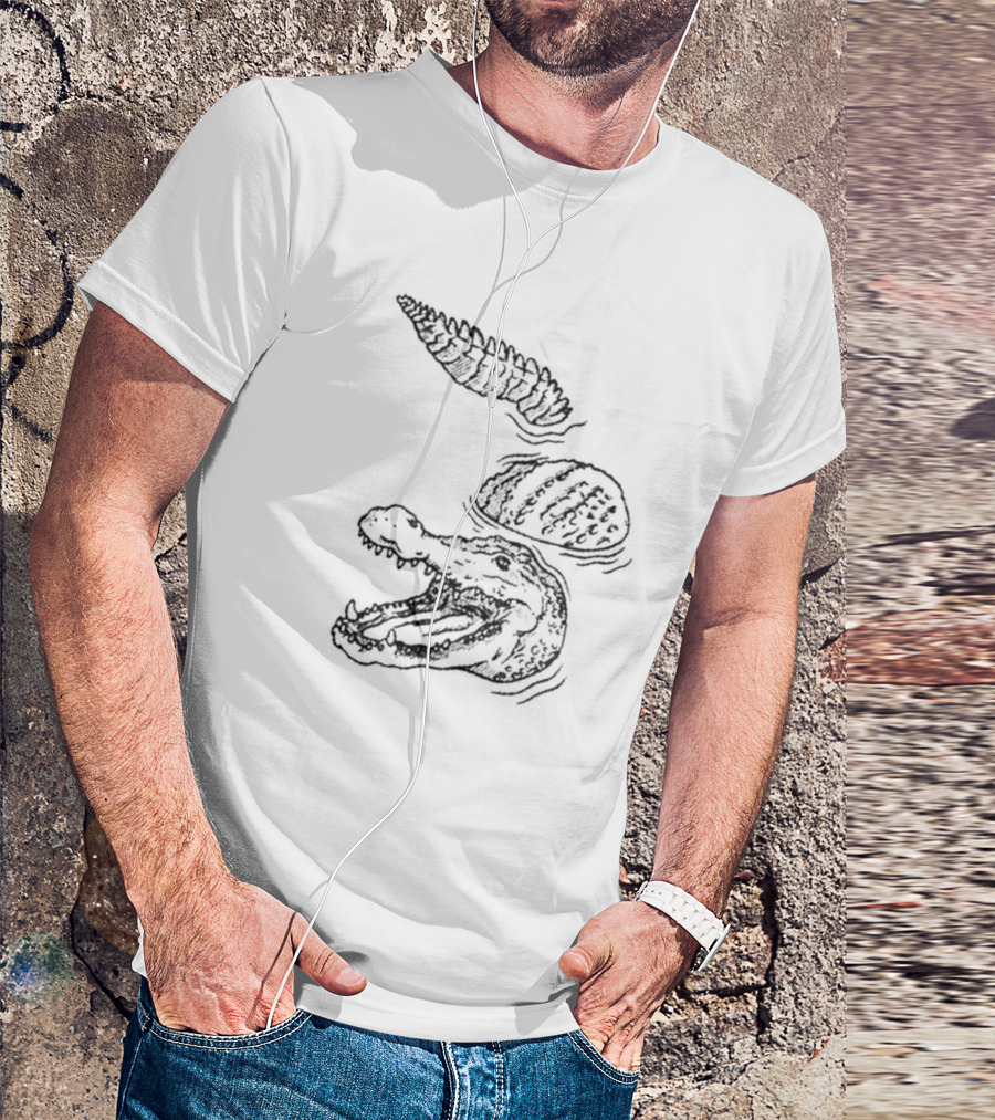 Let's Trip Alligator Irish Green Reptile Adventure T-Shirt