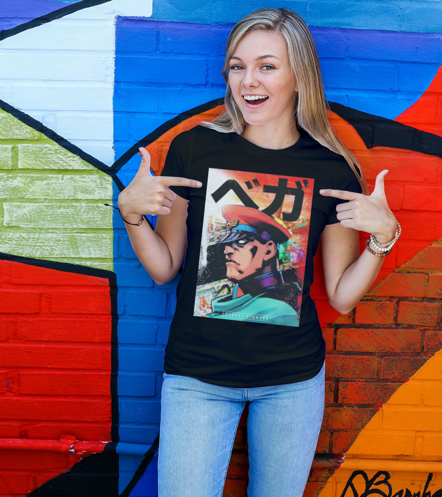 Street Fighter M Bison Vega T-Shirt