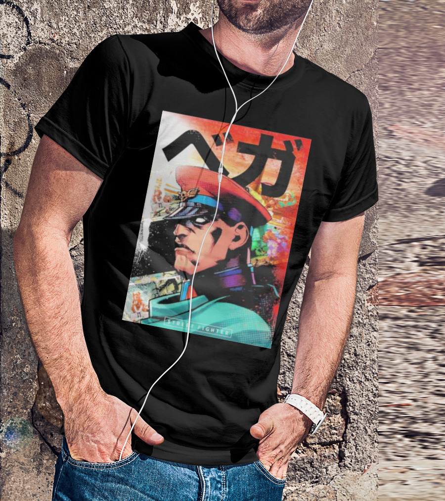 Street Fighter M Bison Vega T-Shirt