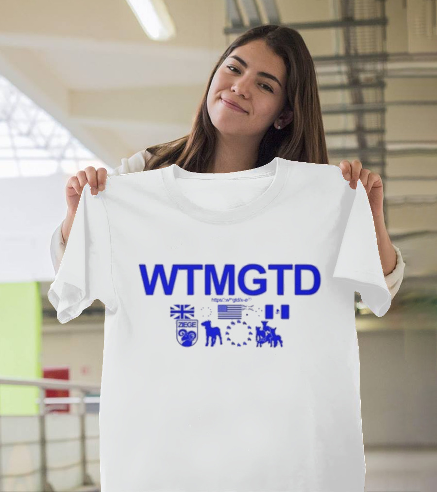 WTMGTD WaitImGoated ZEGE Goat Flag Icons T-Shirt