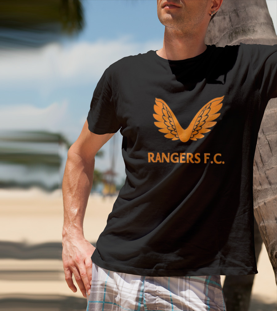 Rangers F.C. Orange Winged Emblem T-Shirt