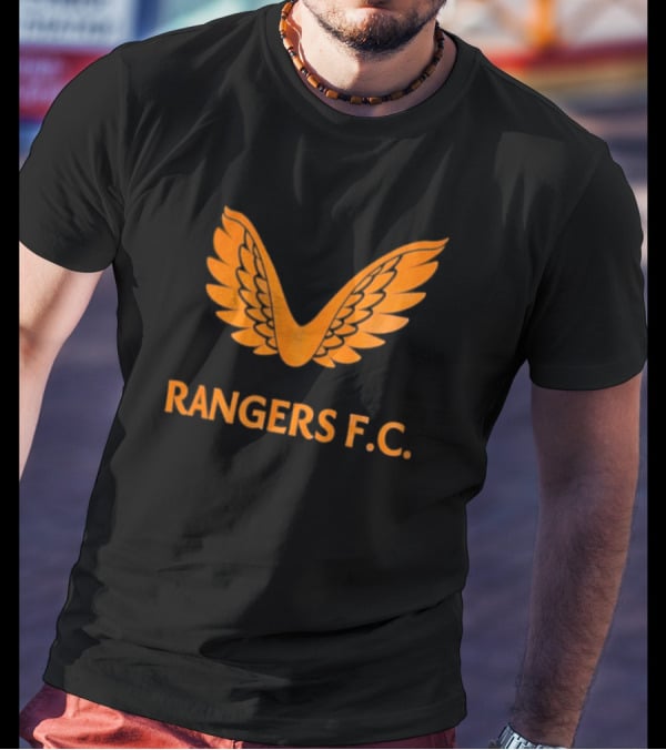 Rangers F.C. Orange Winged Emblem T-Shirt