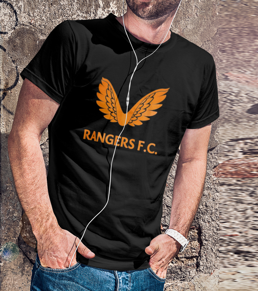 Rangers F.C. Orange Winged Emblem T-Shirt