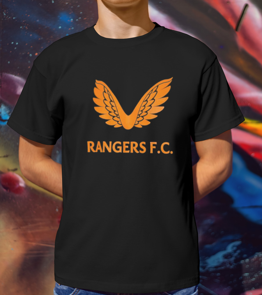Rangers F.C. Orange Winged Emblem T-Shirt