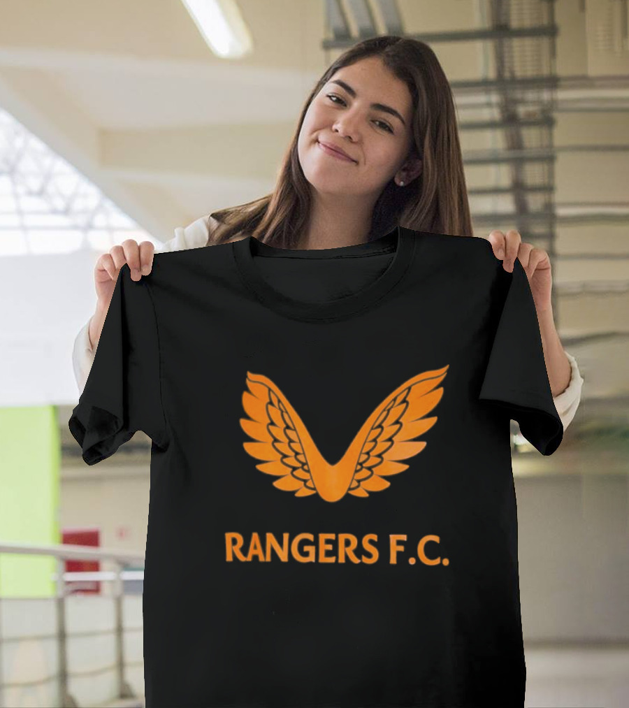 Rangers F.C. Orange Winged Emblem T-Shirt