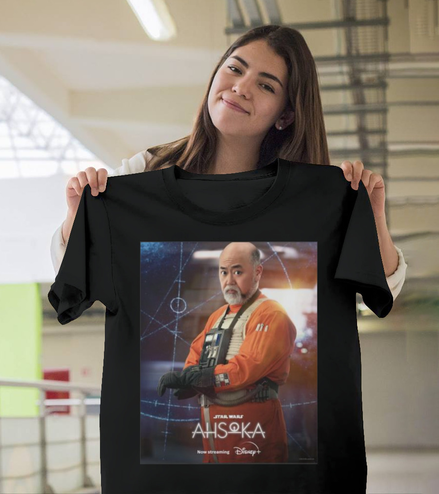 Ahsoka Carson Teva Character Star Wars Disney Plus Now Streaming T-Shirt