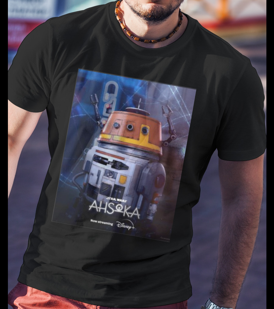 Star Wars Ahsoka Chopper Droid Character Now Streaming Disney+ T-Shirt