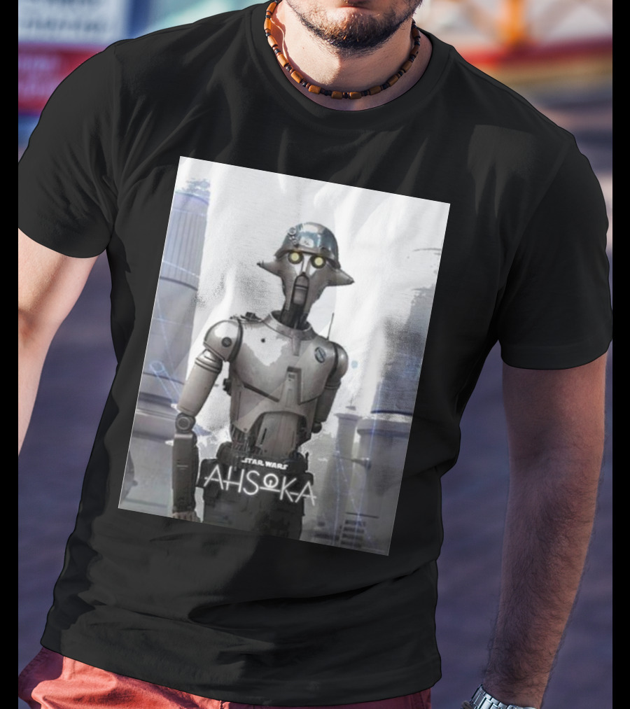 Star Wars Ahsoka Huyang Character Robot Droid T-Shirt