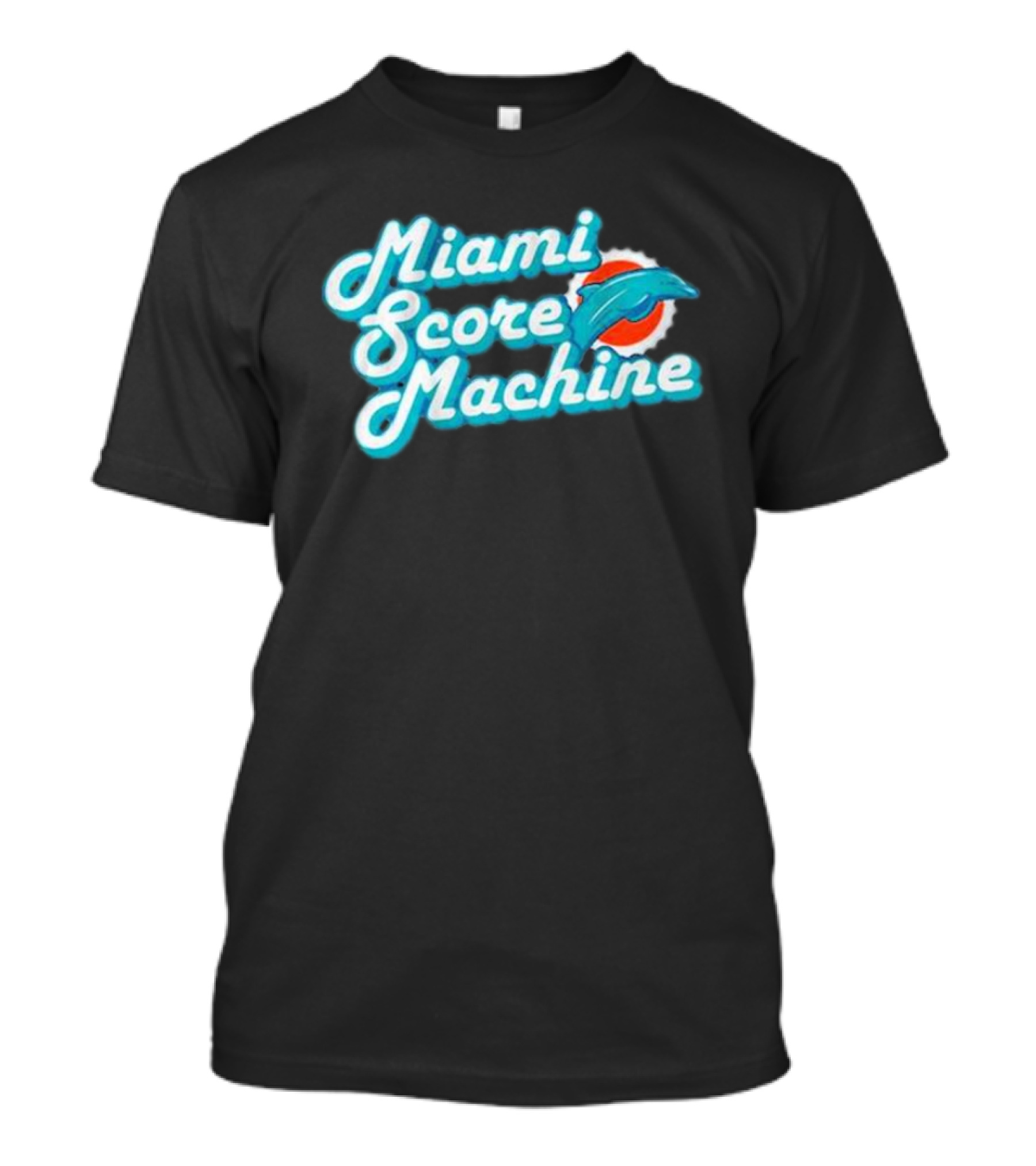 Miami Dolphins Score Machine Retro T-Shirt