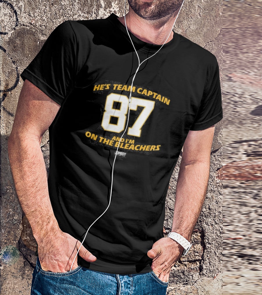 He’s Team Captain 87 And I’m On The Bleachers Jomboy T-Shirt