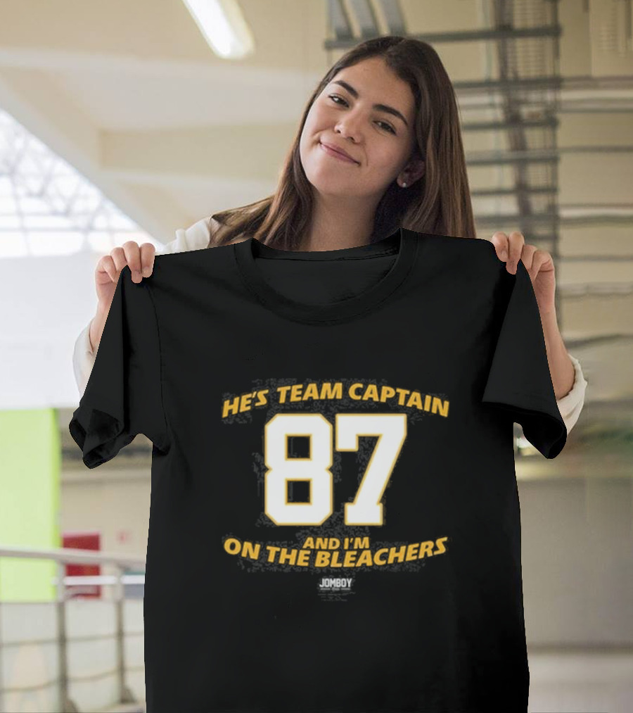 He’s Team Captain 87 And I’m On The Bleachers Jomboy T-Shirt
