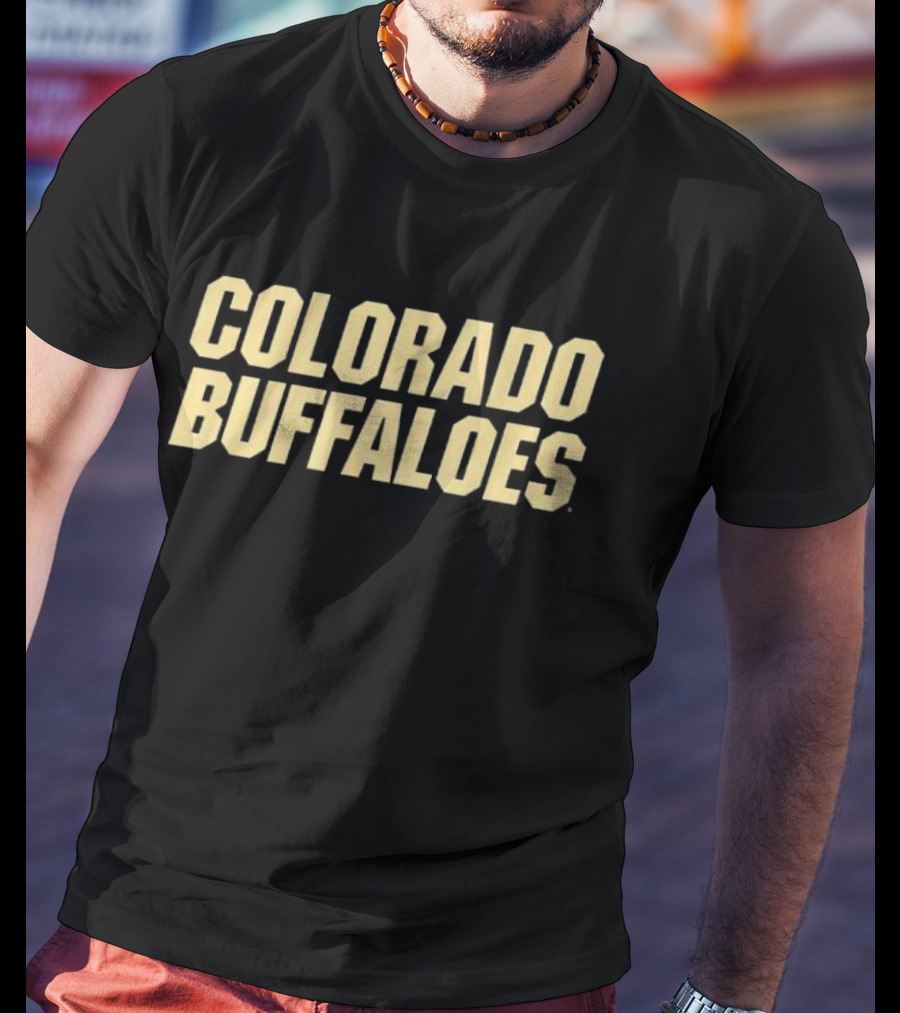 Colorado Buffaloes Wordmark Arch Logo Team Pride T-Shirt