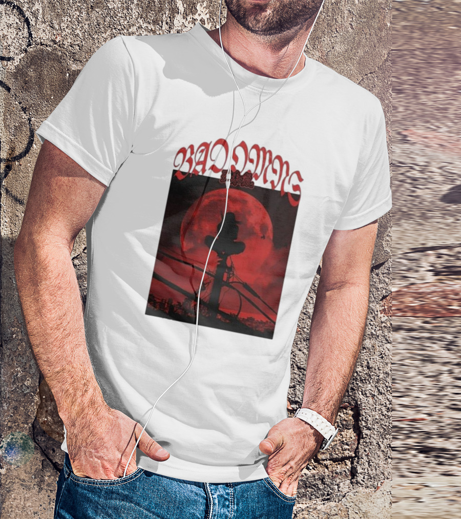Bad Omens Red Moon Powerlines T-Shirt
