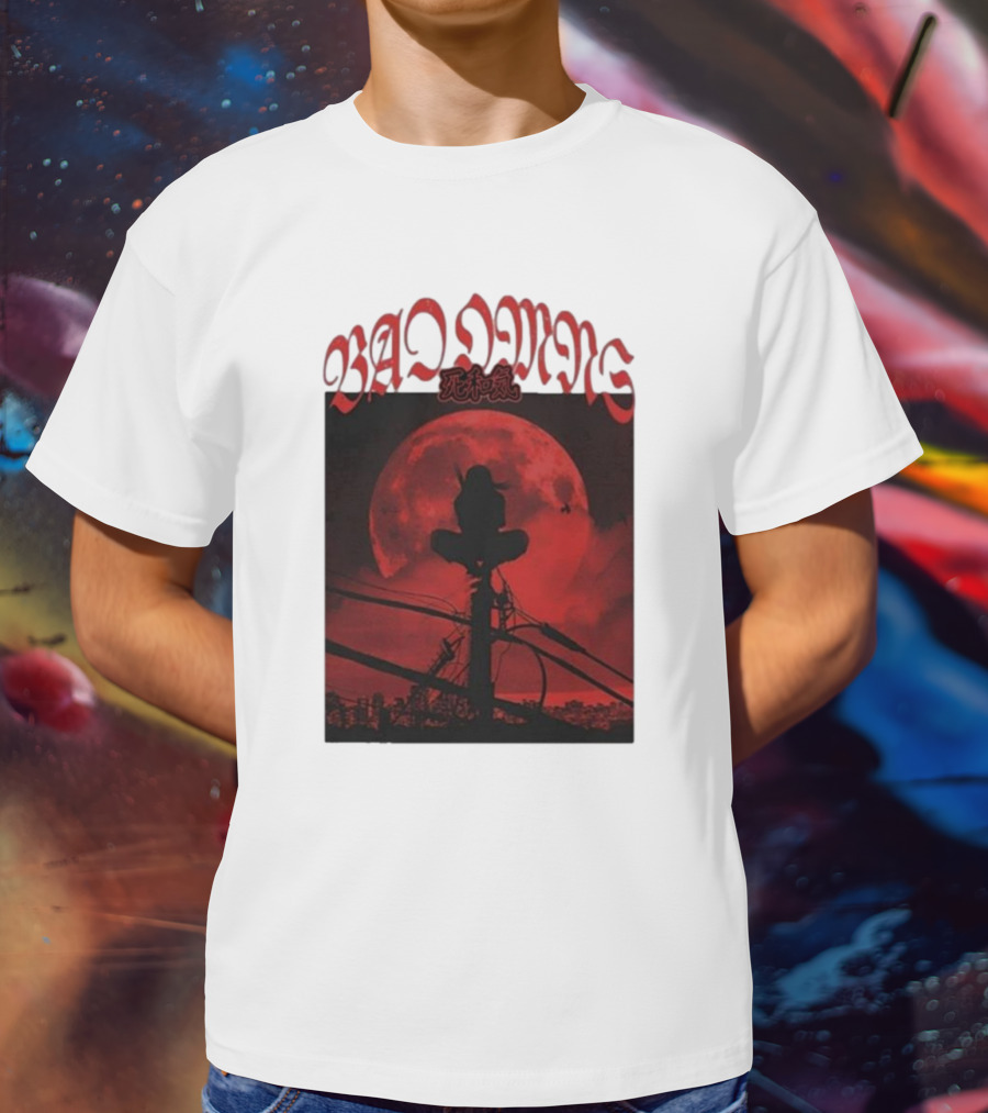 Bad Omens Red Moon Powerlines T-Shirt