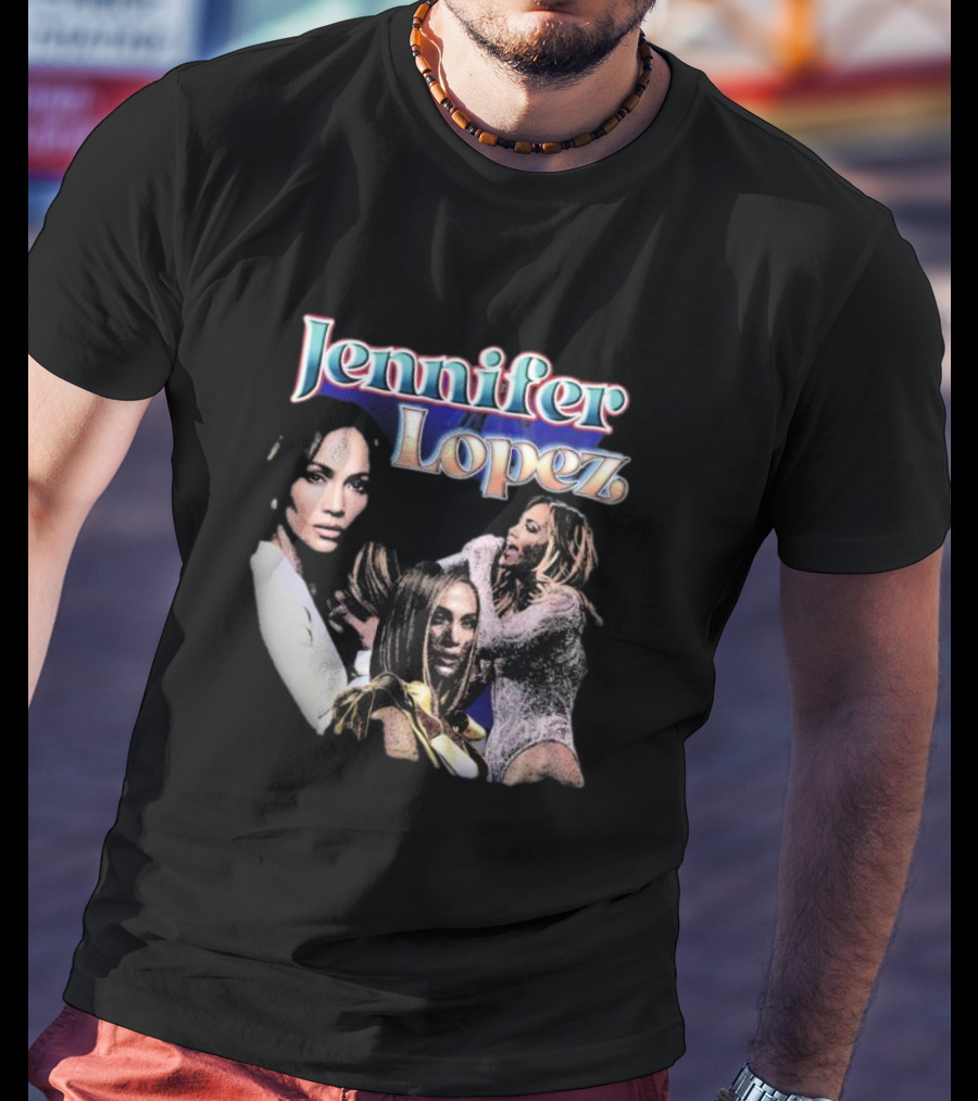 Jennifer Lopez Iconic Pop Diva Montage T-Shirt