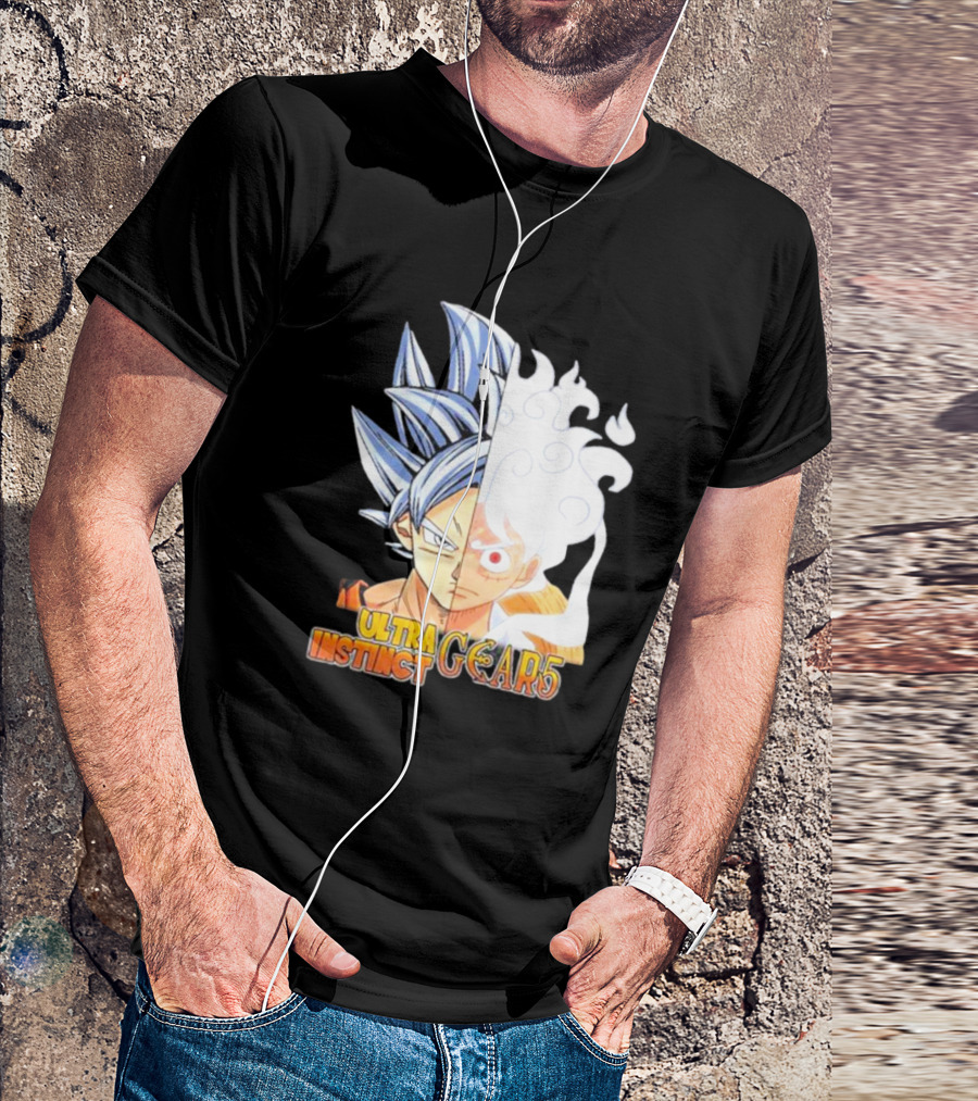 Ultra Instinct Gear 5 Fusion Anime Crossover Duo T-Shirt