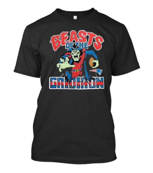 Beasts Of The Gridiron New England Patriots Football Monster T-Shirt