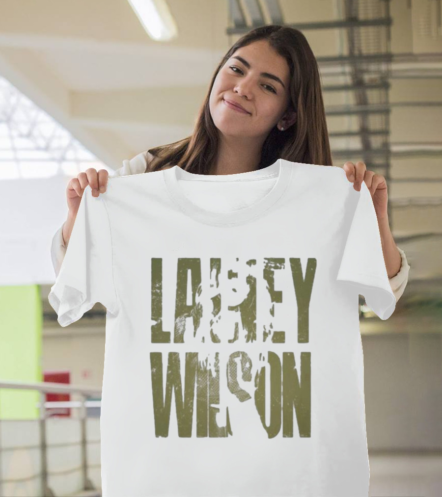 Lainey Wilson Country Music Font Cutout T-Shirt