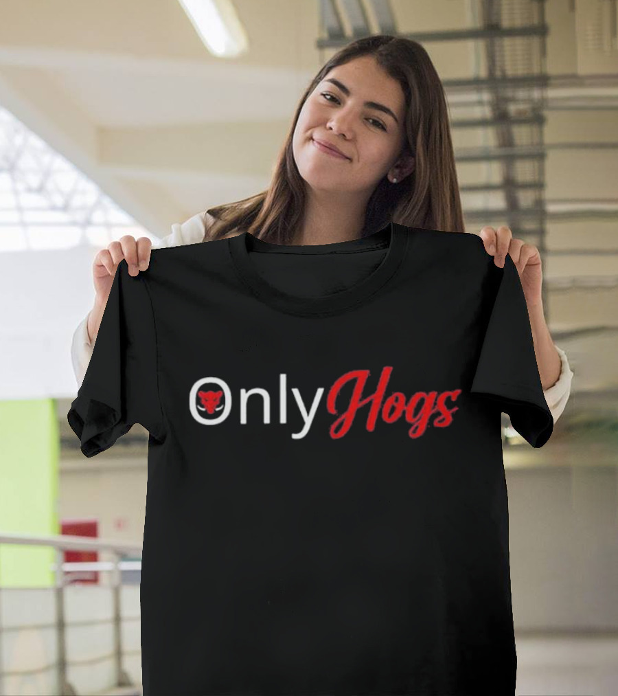 Only Hogs Razorback Pig T-Shirt