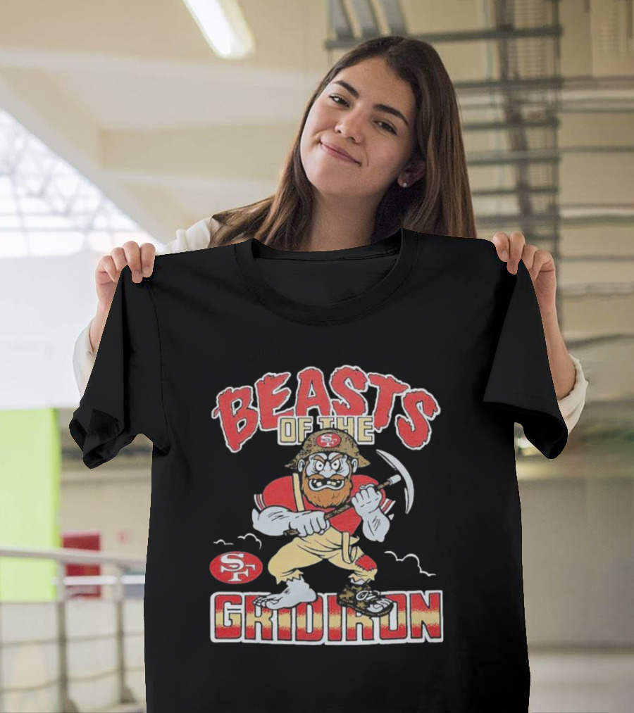 San Francisco 49ers Beasts Of The Gridiron SF Miner Character T-Shirt
