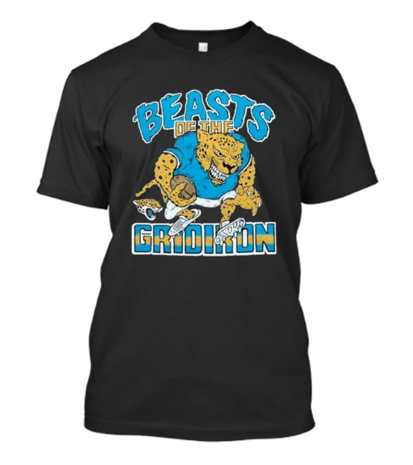 Jacksonville Jaguars Beasts Of The Gridiron Fierce Football Jaguar T-Shirt