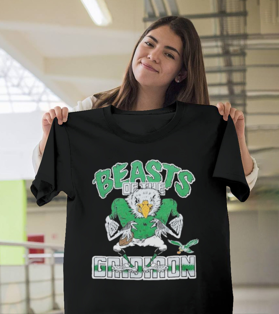 Philadelphia Eagles Beasts Of The Gridiron Football Bird Mascot T-Shirt