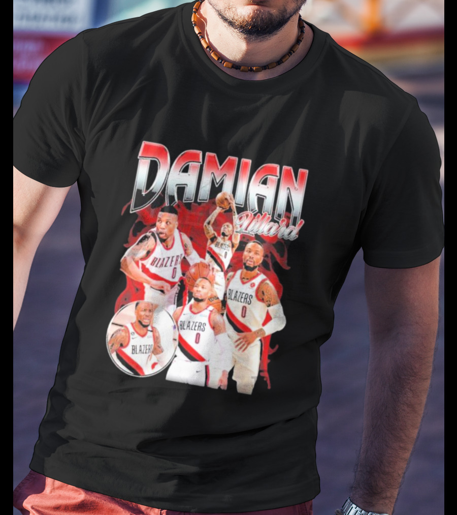 Damian Lillard Portland Blazers Basketball T-Shirt