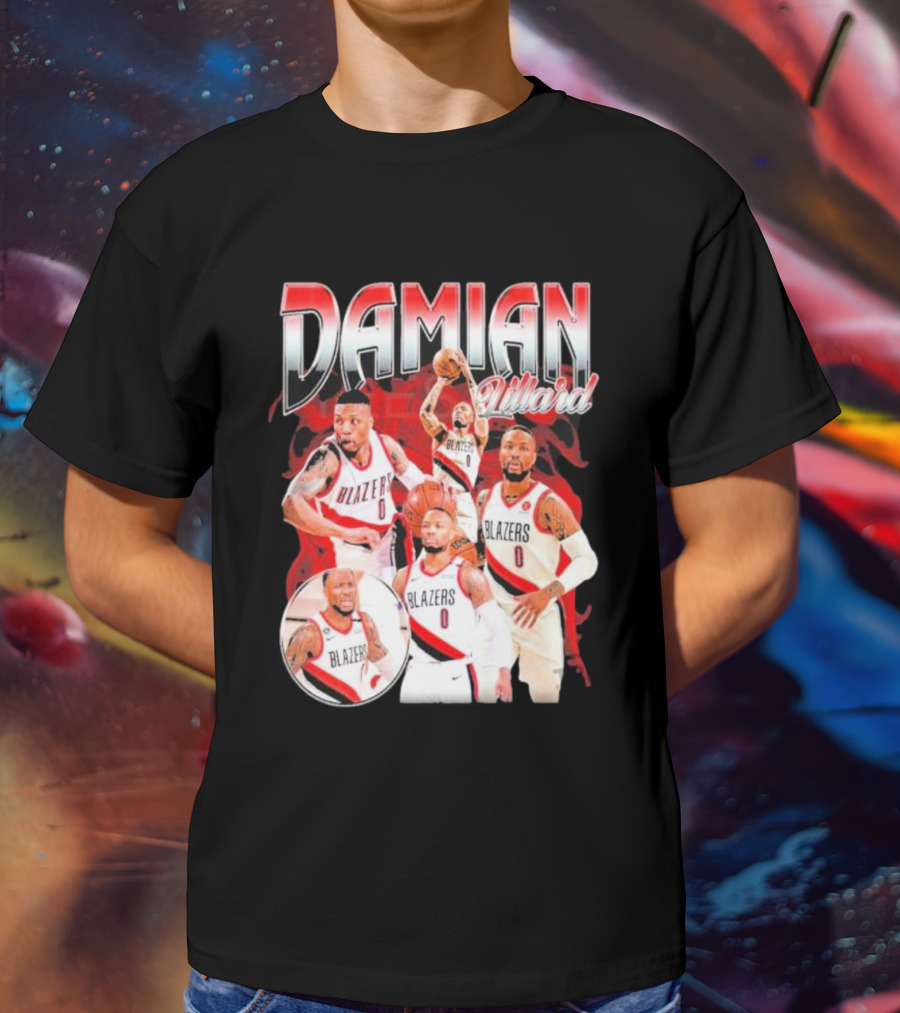 Damian Lillard Portland Blazers Basketball T-Shirt