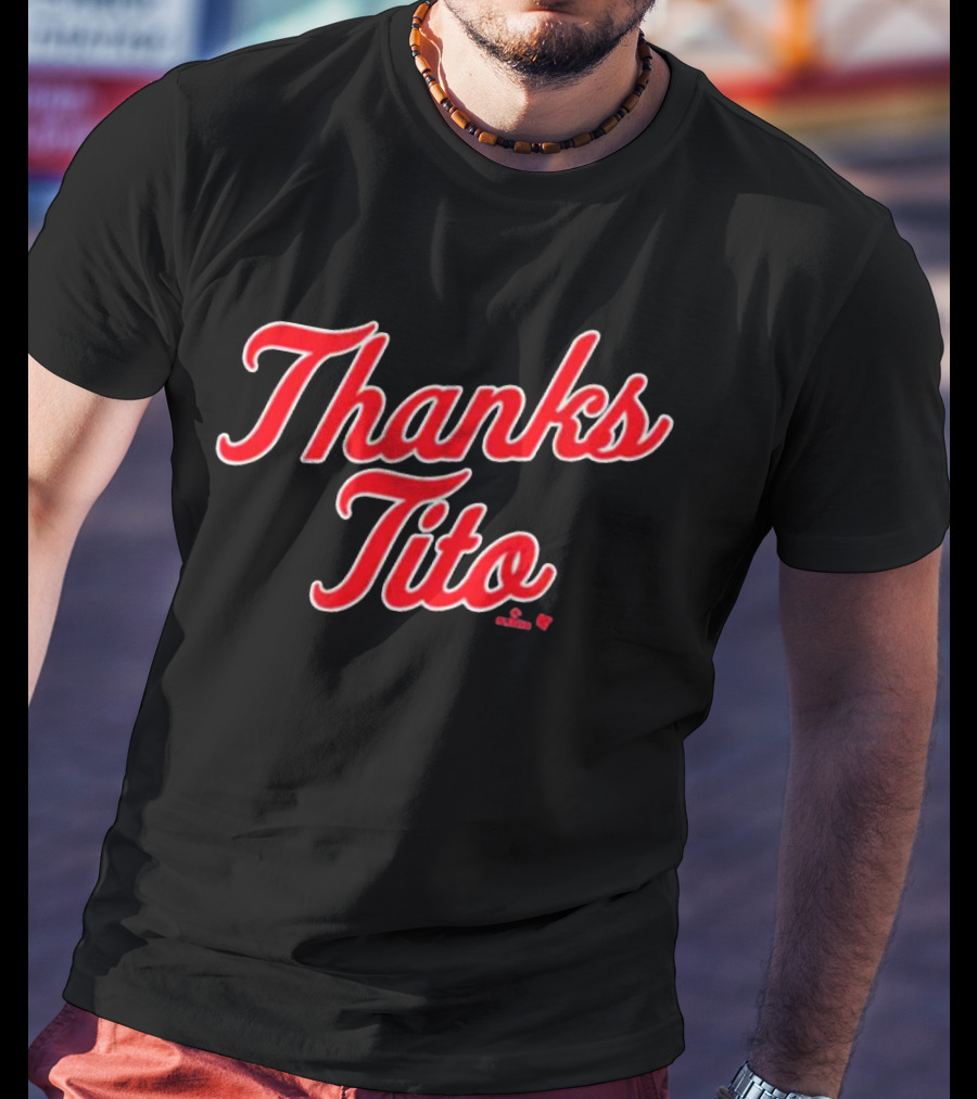 Terry Francona Cleveland Baseball Thanks Tito T-Shirt