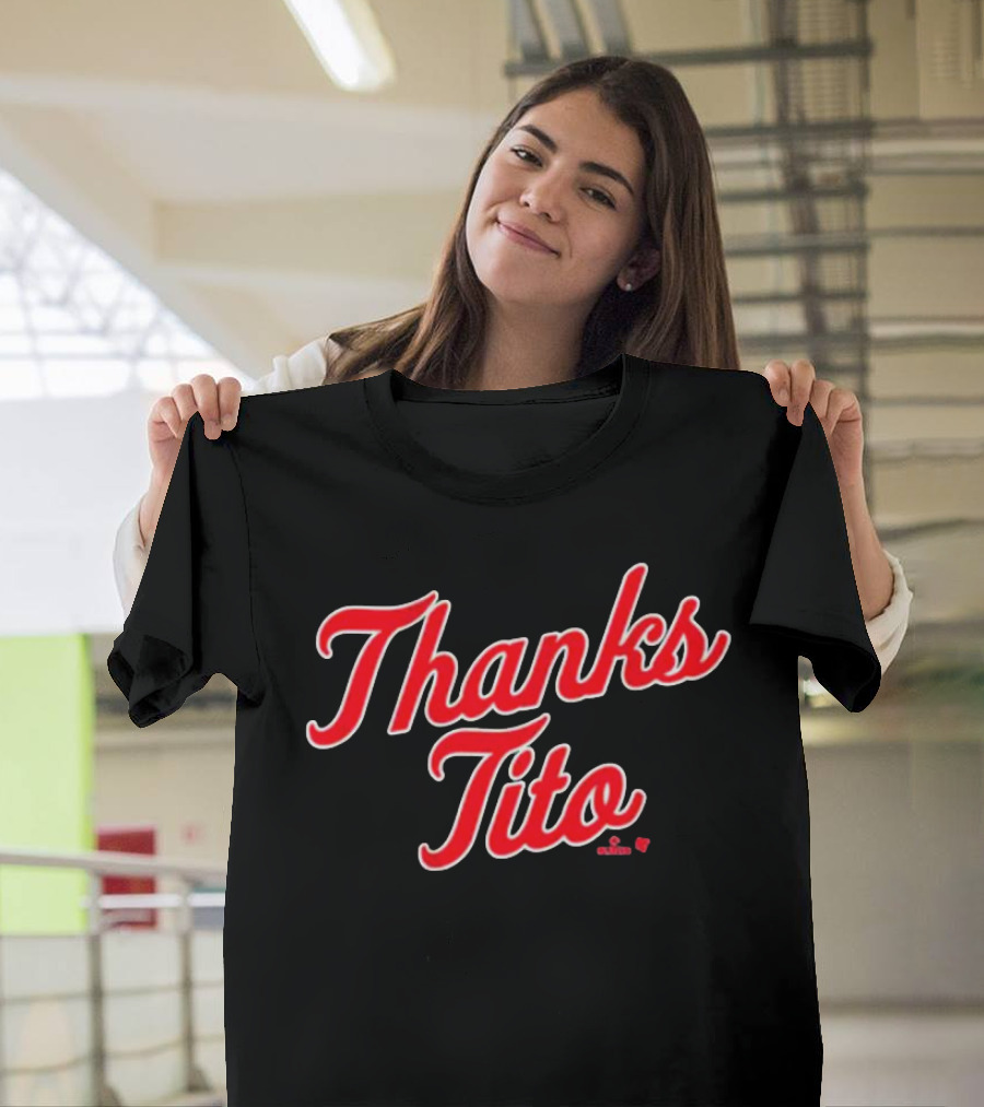 Terry Francona Cleveland Baseball Thanks Tito T-Shirt