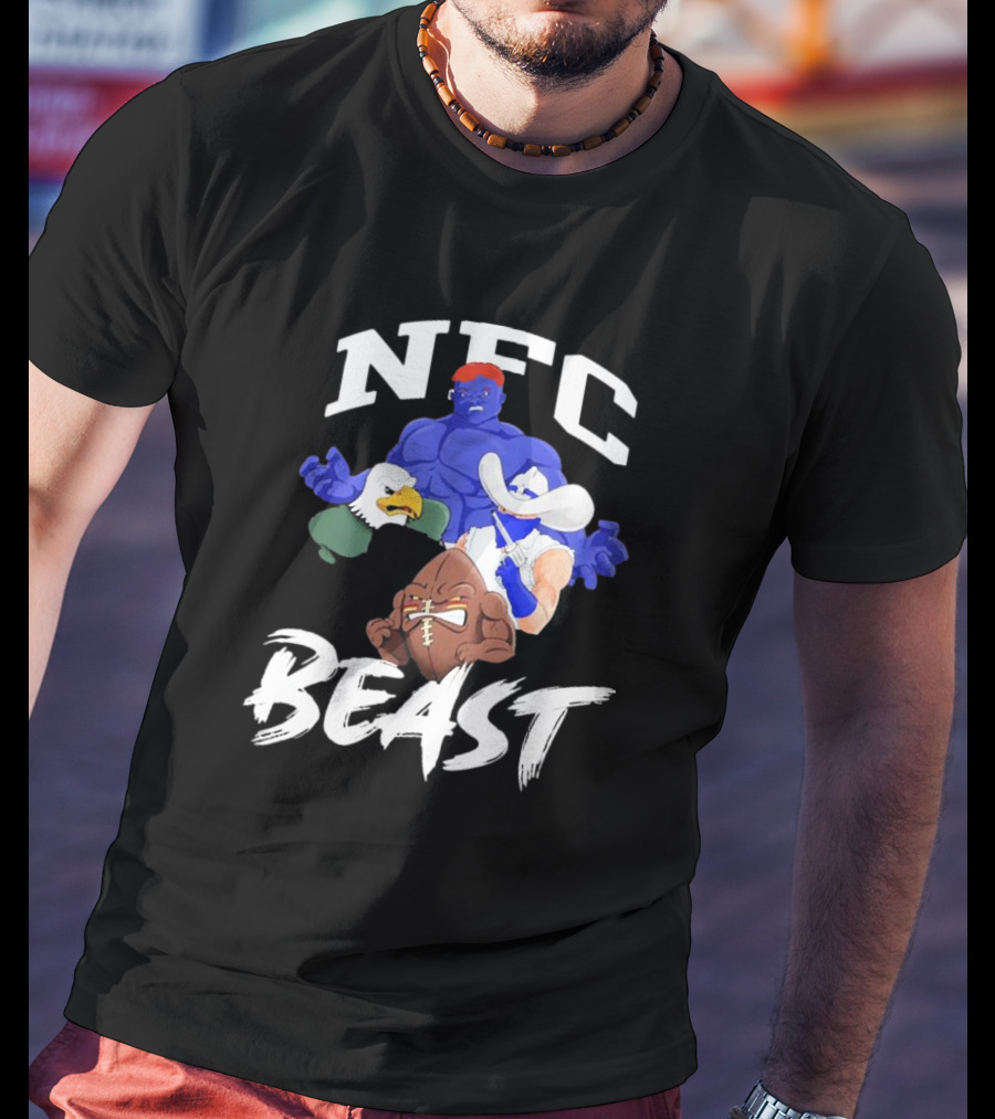 NFC Beast Football Characters And Mascots T-Shirt