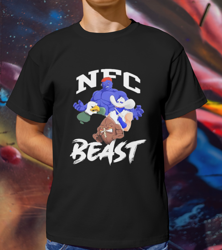 NFC Beast Football Characters And Mascots T-Shirt