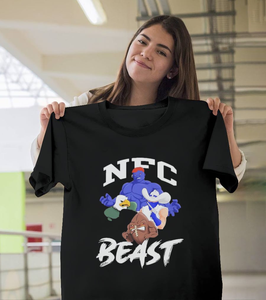 NFC Beast Football Characters And Mascots T-Shirt