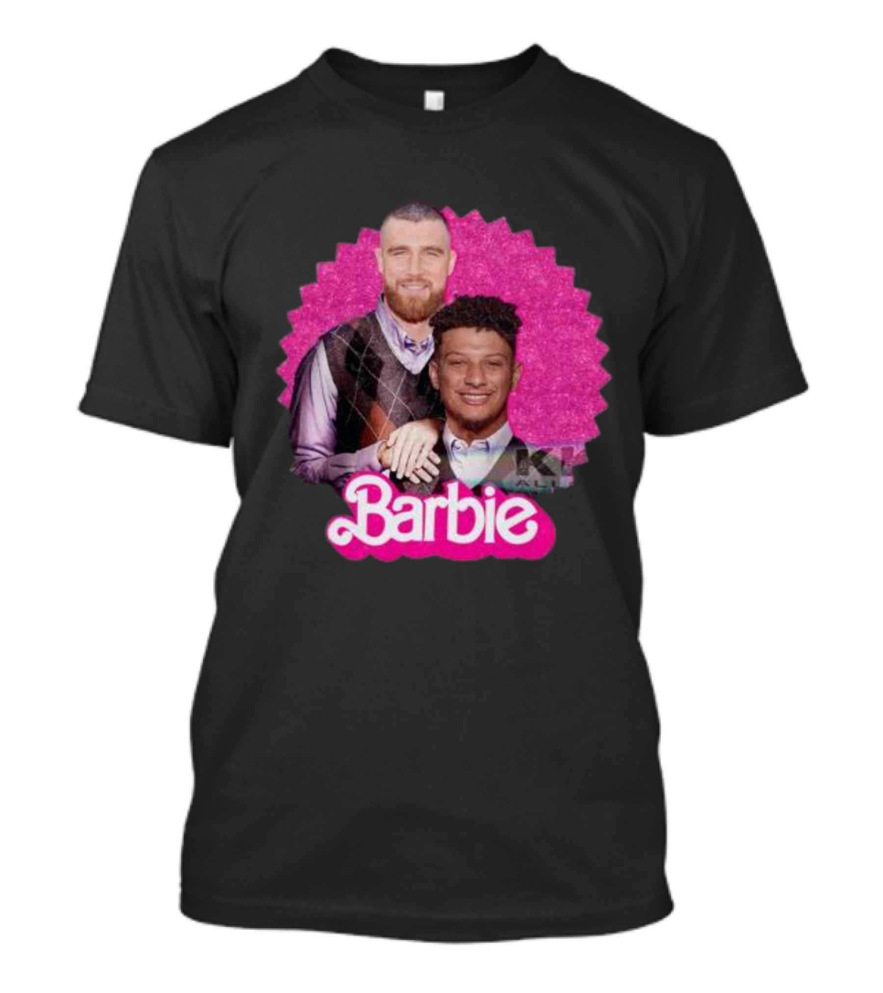 Patrick Mahomes Travis Kelce Barbie Kansas City Football T-Shirt