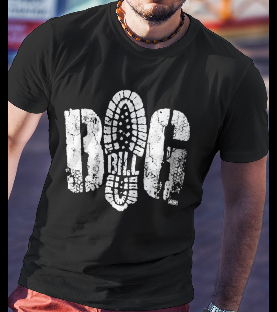 Big Bill AEW Boot Stomp Print T-Shirt