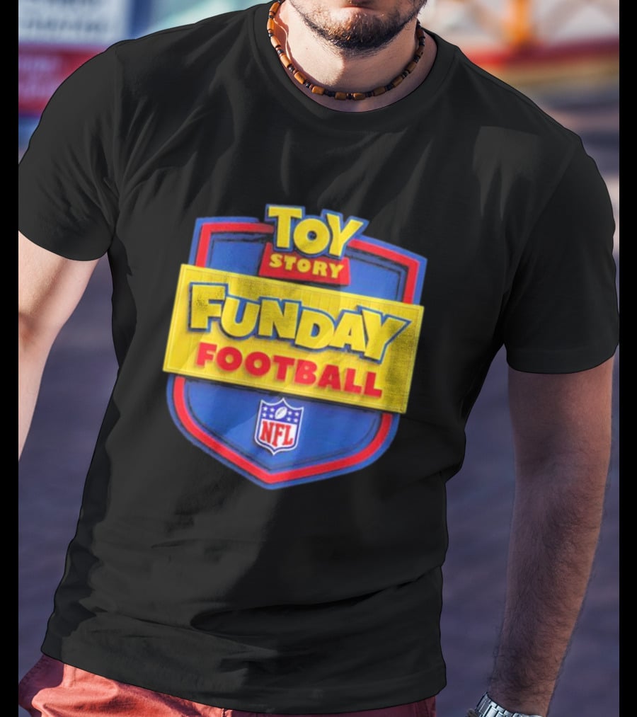 Toy Story Funday Football NFL Shield T-Shirt