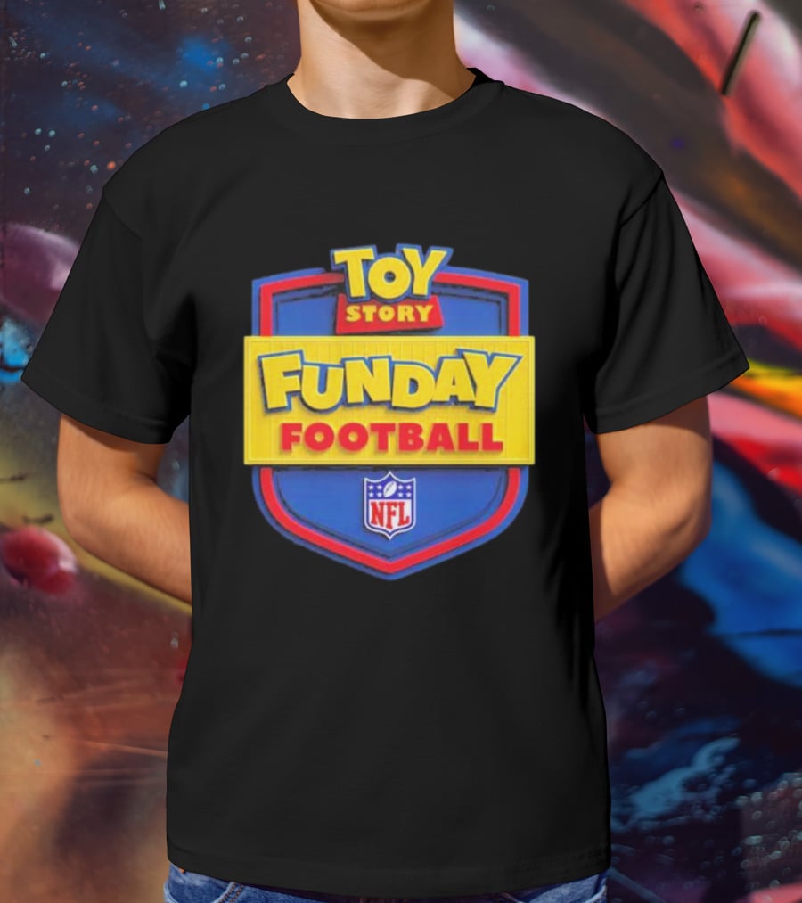 Toy Story Funday Football NFL Shield T-Shirt