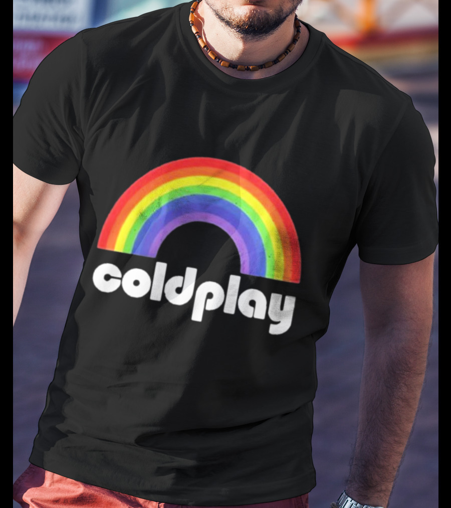 Coldplay Rainbow Multicolor T-Shirt