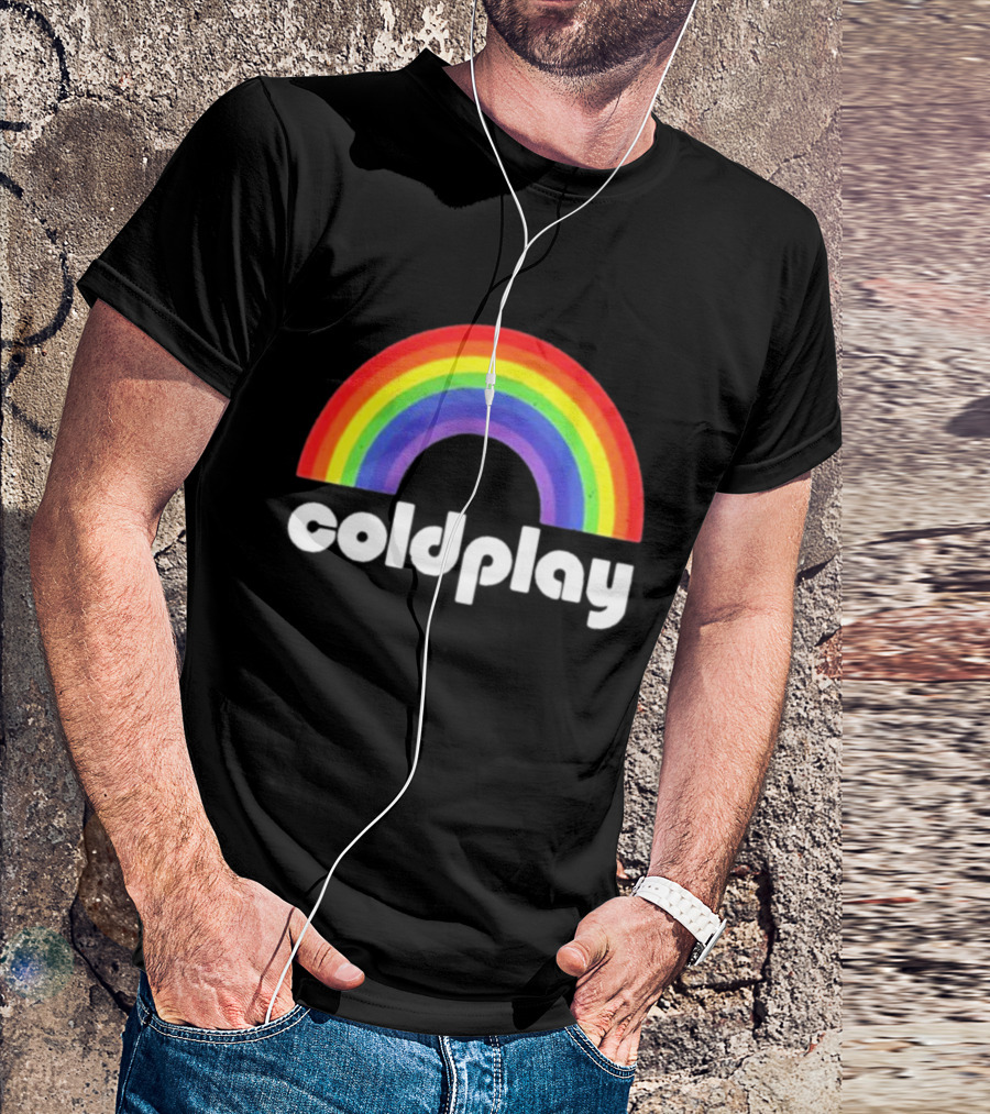 Coldplay Rainbow Multicolor T-Shirt