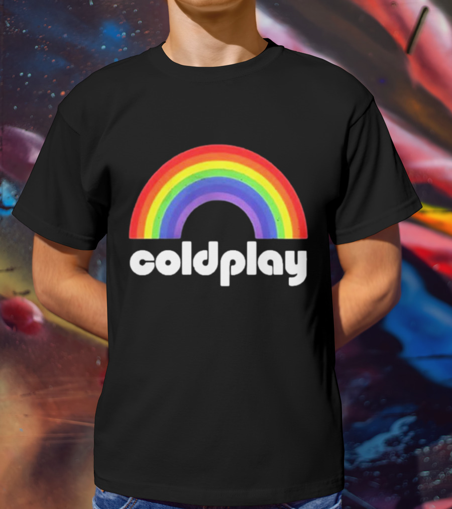 Coldplay Rainbow Multicolor T-Shirt